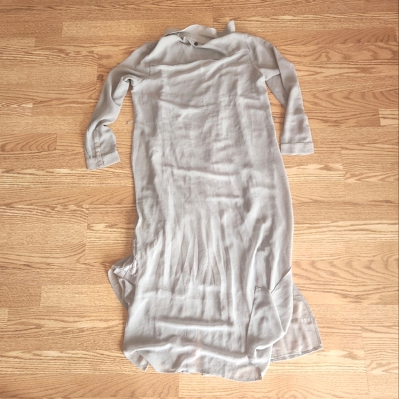 NWT Soft Surroundings Maxi Dress in Grey, Size PM - Picture 7 of 10